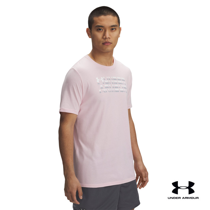 Under Armour เสื้อแขนสั้นสำหรับผู้ชาย UA Shaded Logo