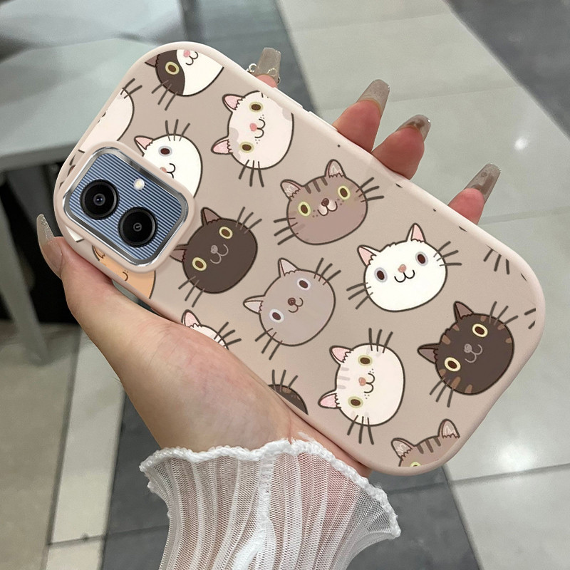 เคสใช้ได้กับ Samsung A06 4G A06 5G A05 F05 M05 A05s เคสแมวน่ารักสุด