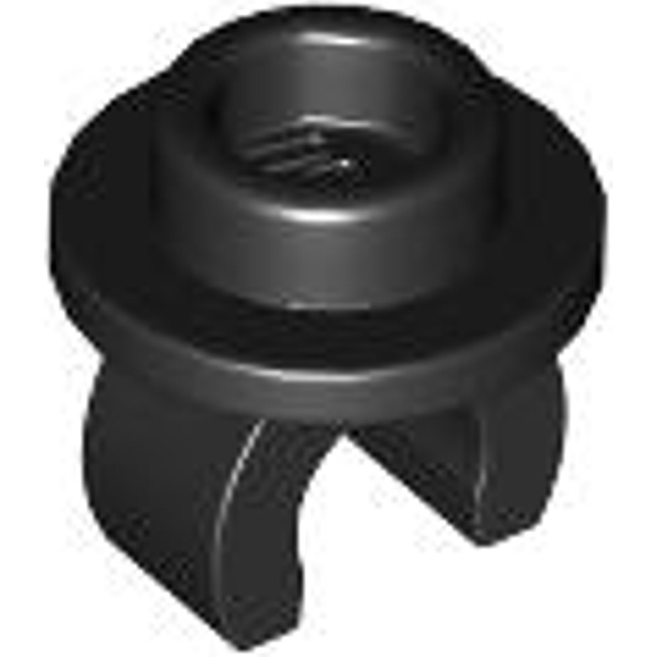 Brick2cube Part - Plate, Round 1 x 1 with Clip on Bottom - 5264
