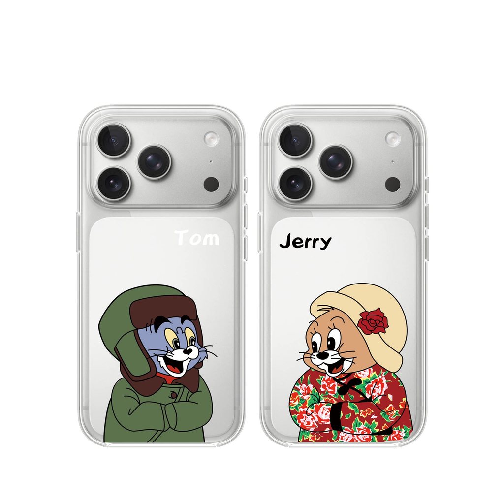 คู่สาวน่ารัก Tom และ Jerry ปลอก Redmi หมายเหตุ 15 Pro + 5G 9S 10S 12 Pro Plus 8 9 10 Pro หมายเหตุ 11