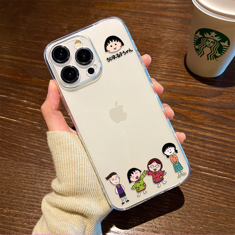สาวเรียบง่าย Chibi Maruko-Chan การ์ตูนปลอก Hp Redmi 17T Pro หมายเหตุ 15 Pro+ 5G 13 4G 9S 10S หมายเหต