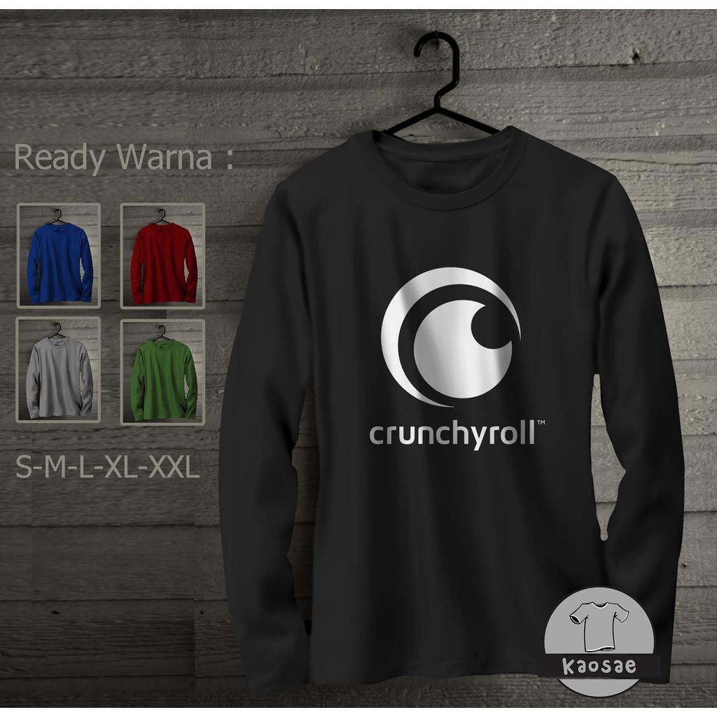 เสื้อยืดแขนยาว Crunchyroll เสื้อยืด Distro