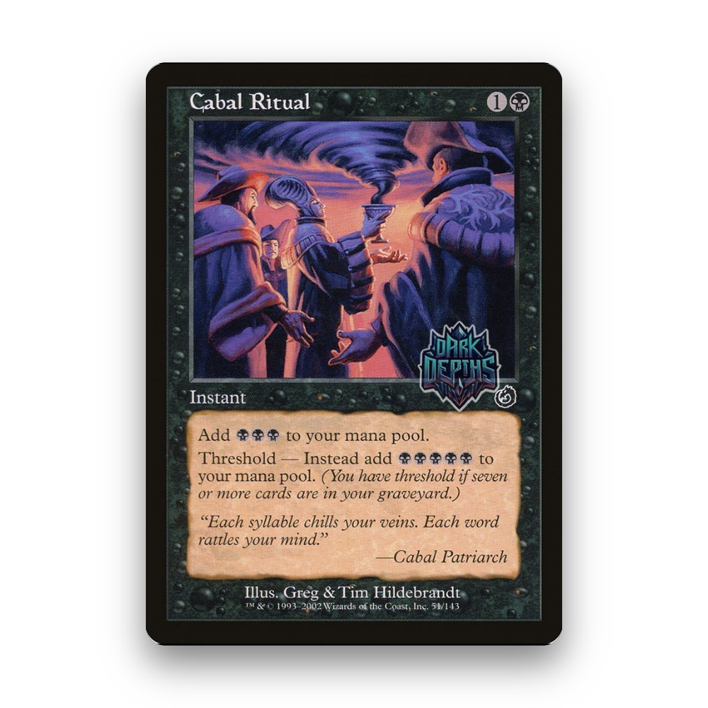 [MTG] Cabal Ritual (#51) [TOR] [BLACK] [COMMON] | Magic the Gathering