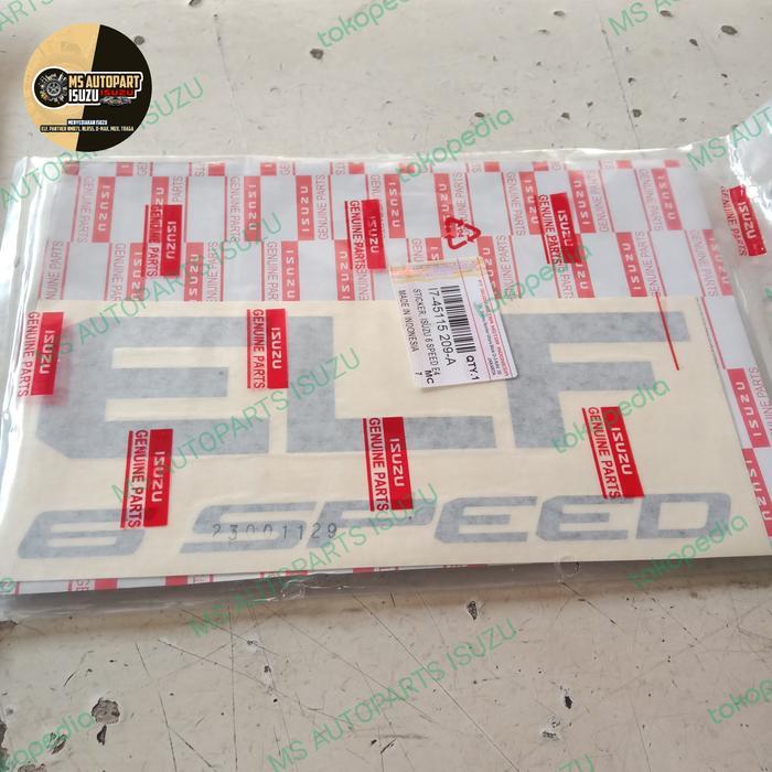 สติ๊กเกอร์ DECAL สติ๊กเกอร์ ELF 6 SPEED NQR81 E4 NQR 81 ใหม่ EURO 4