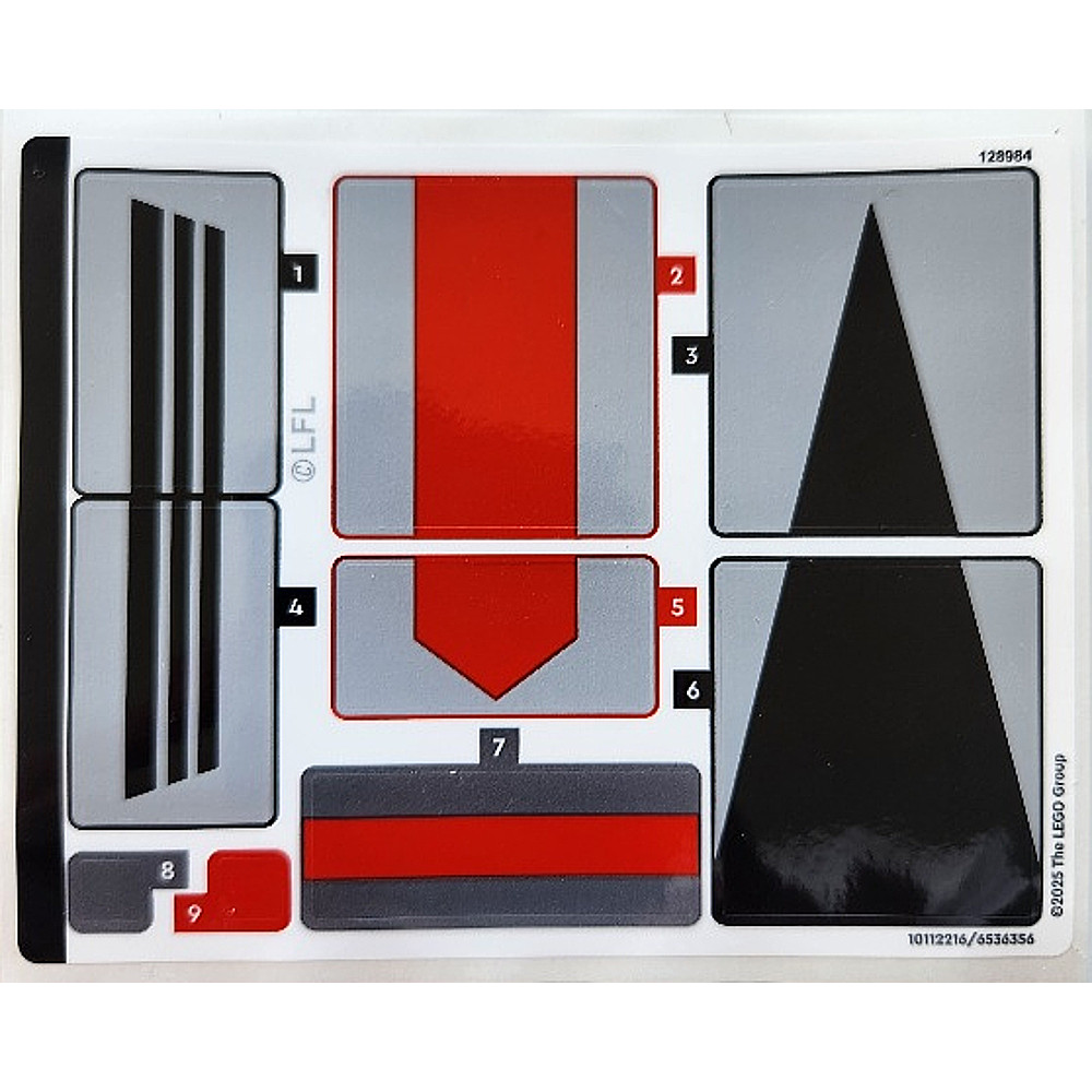Brick2cube Part - Sticker Sheet for Set 75429 - (10112216/6536356) - 75429stk01