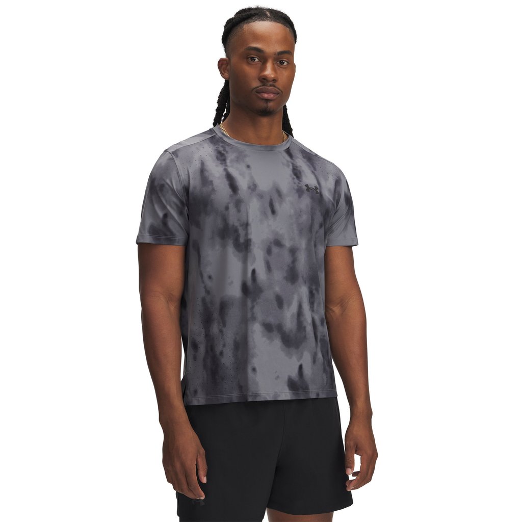 Under Armour เสื้อแขนสั้นสำหรับผู้ชาย UA Launch Elite Printed — صورة 2