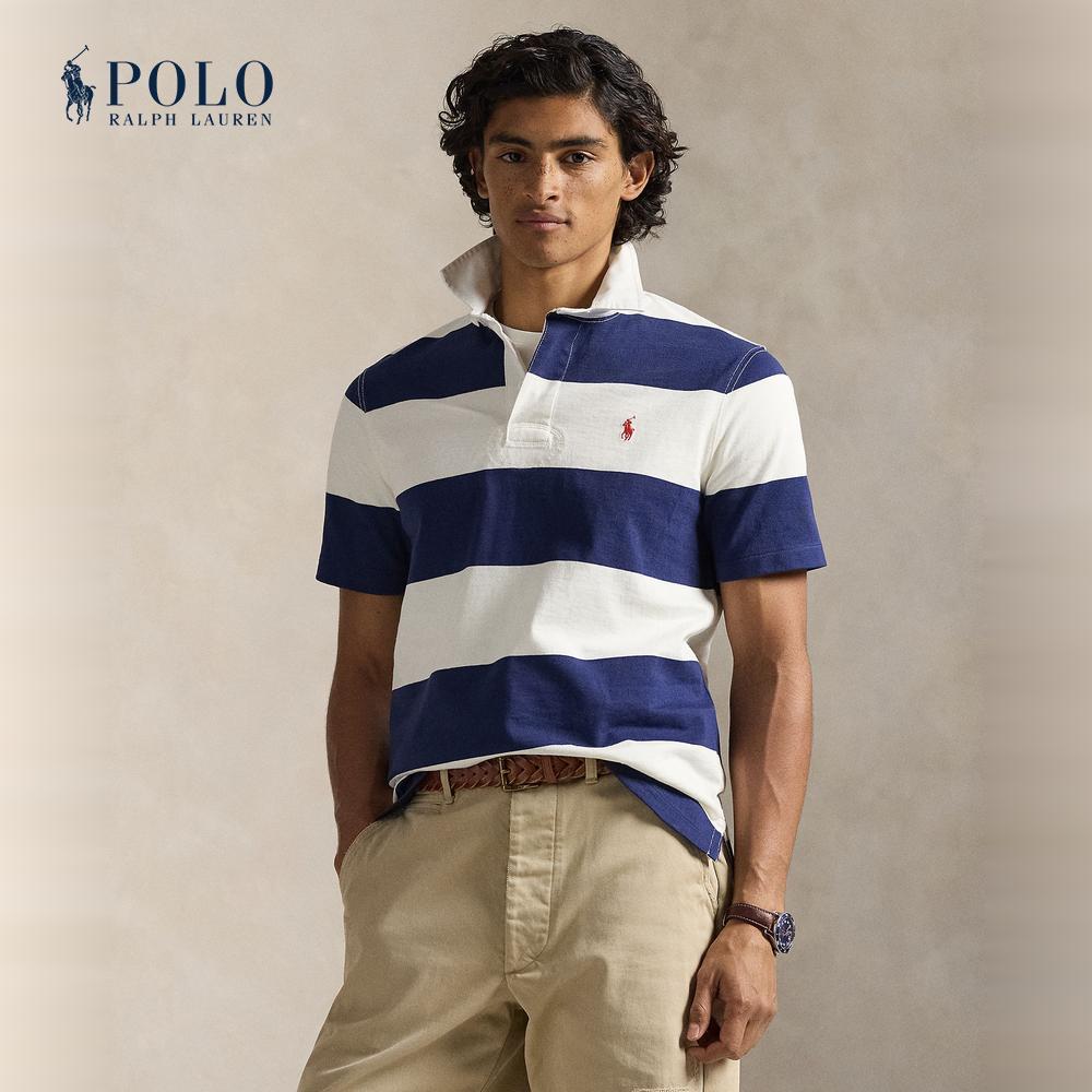 Polo Ralph Lauren เสื้อโปโลผู้ชาย รุ่น MNPOKNI1N823859 สีกรมท่า