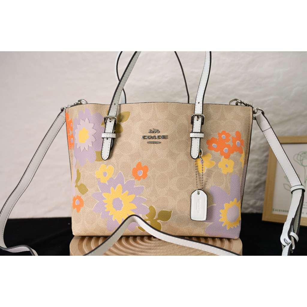 Thailand COACH Tote Bag All-Match Gift-Giving Square Bag Dating Shopping Shoulder Bag Luxury Retro U
