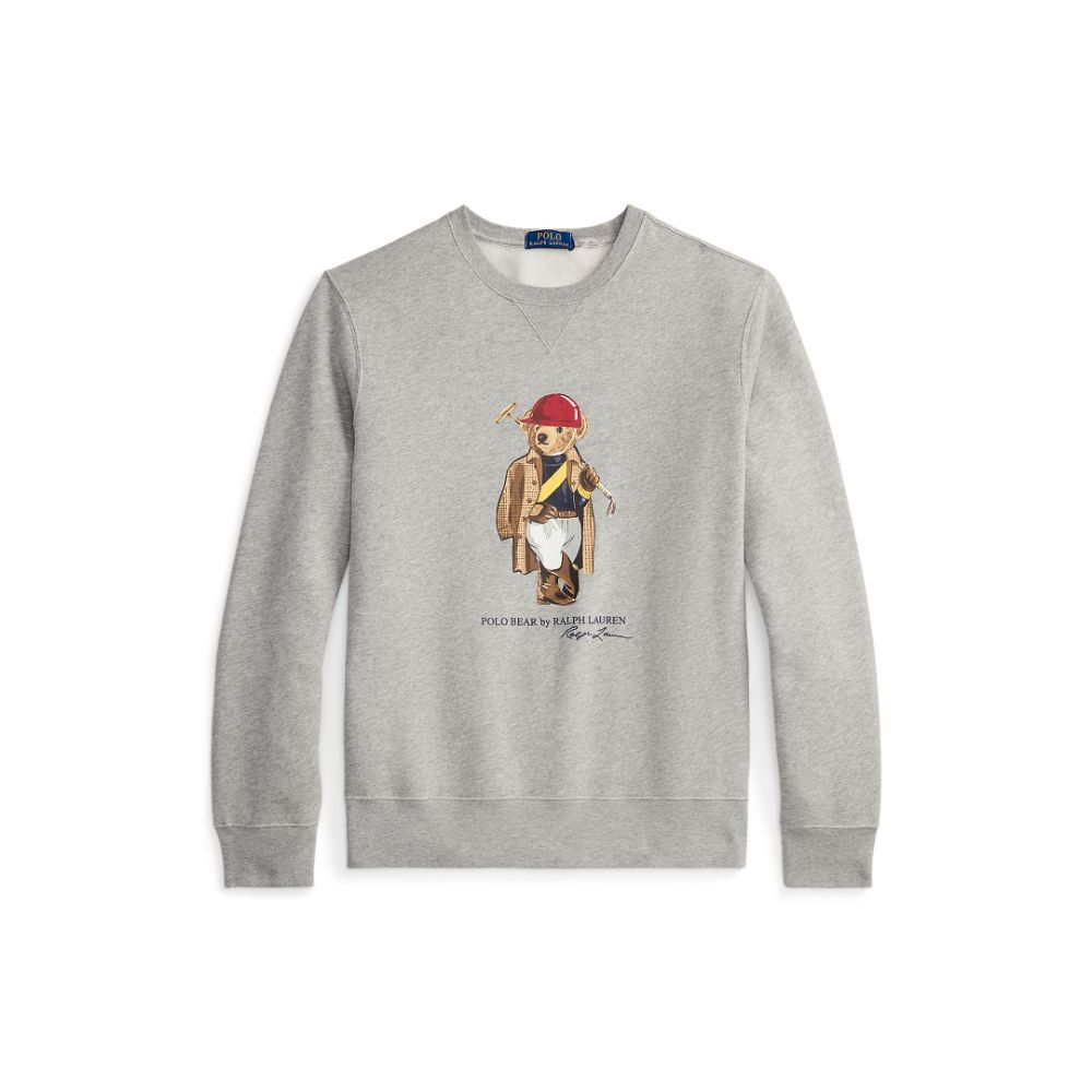 Polo Ralph Lauren Bear เสื้อสเวตเตอร์ผู้ชาย รุ่น MNPOKNI16825116 สีเทา — صورة 6