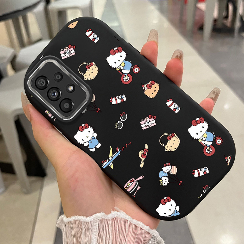 เคส ใช้ได้กับเคสการ์ตูนแมวน้อยของ Samsung A53