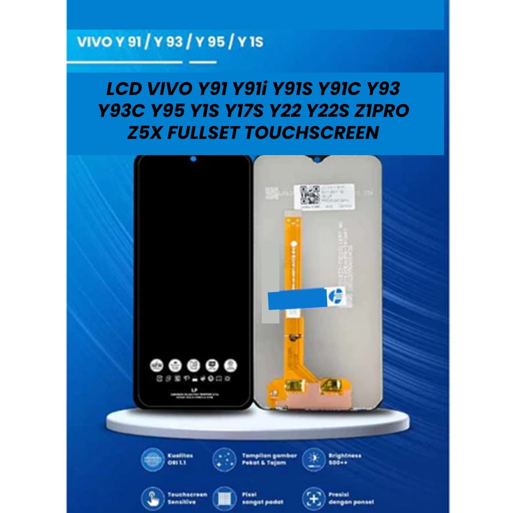 LCD VIVO Y91 / Y91C / Y93 / Y95 FULLSET TOUCHSCREEN ต้นฉบับ