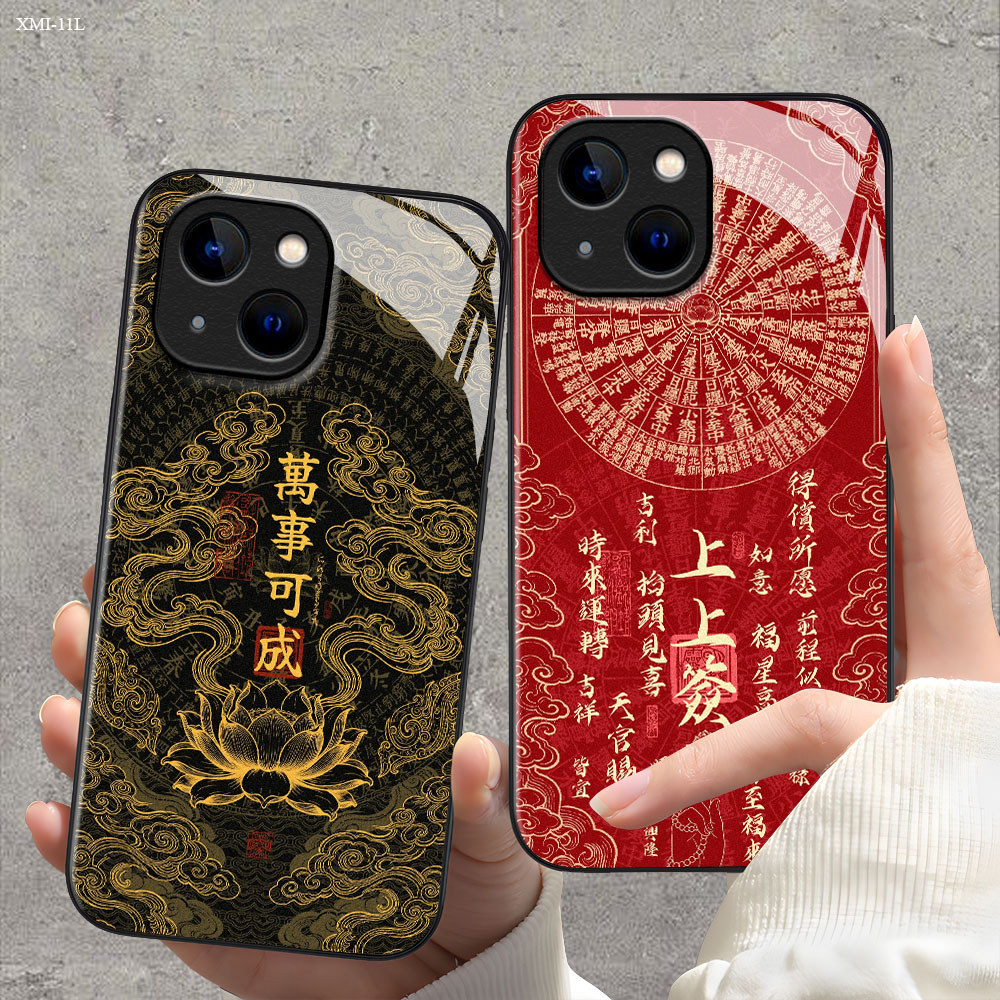 เคส For Xiaomi Mi 14T 13T 12T 11T 11 Lite NE 5G Pro เคสโทรศัพท์ เคสมือถือ เคสเสี่ยวมี่ เคสแข็ง Phone Glass Case BLK