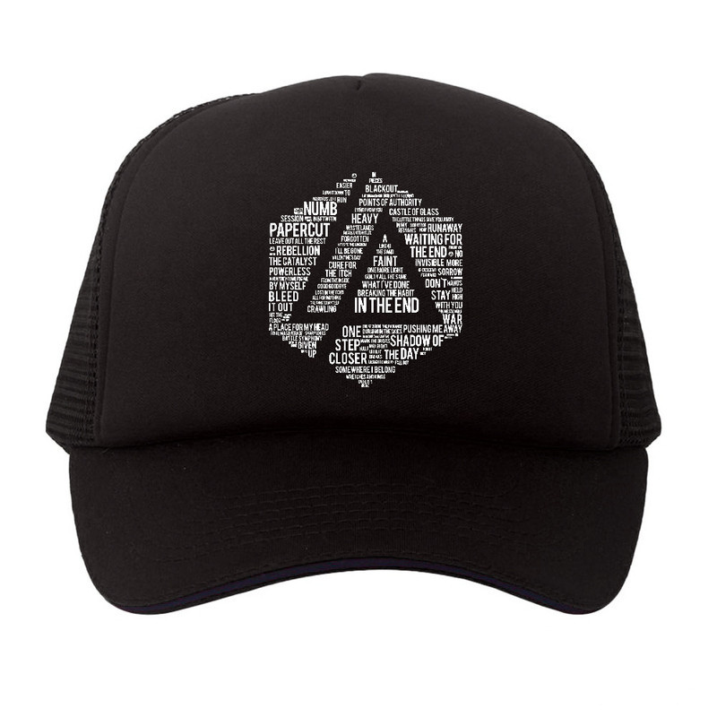 Linkin Park Song Title Logo Music Trucker Hat