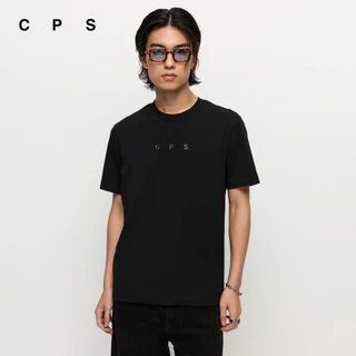 CPS เสื้อยืดคอกลมปั็มโลโก้นูน ผู้ชาย EMBOSSED LOGO REGULAR TEE รุ่น C26SGME021 (AW26#CO)