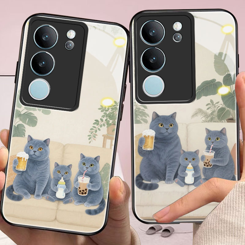 เคสน่ารักสําหรับ vivo v29/e,v30/e,v40/v50/v60/lite,v11i,v15,v17,v19,v20/se,v21/e,v23/e,v25/e,v2,i,i,
