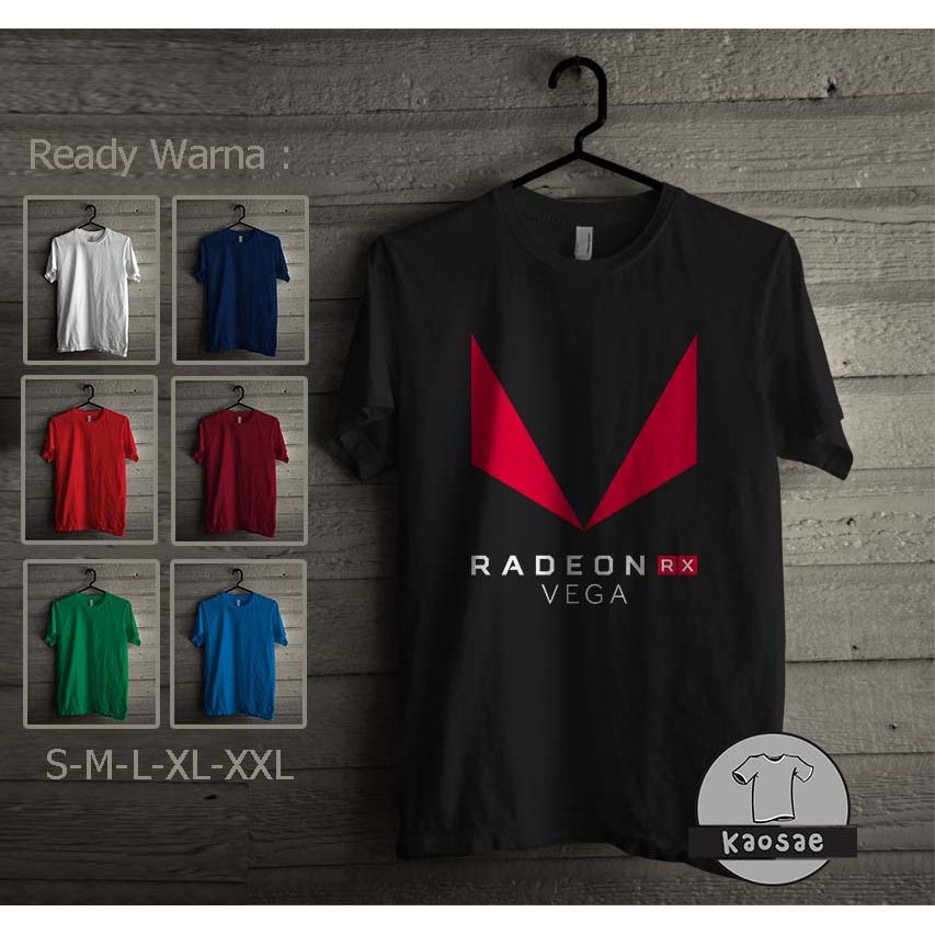 Radeon Vega RX เสื้อยืด Distro