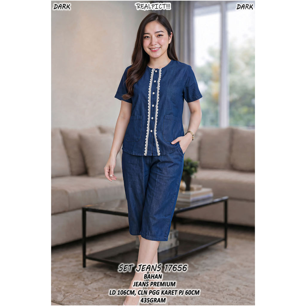 กางเกงยีนส์ SET17656