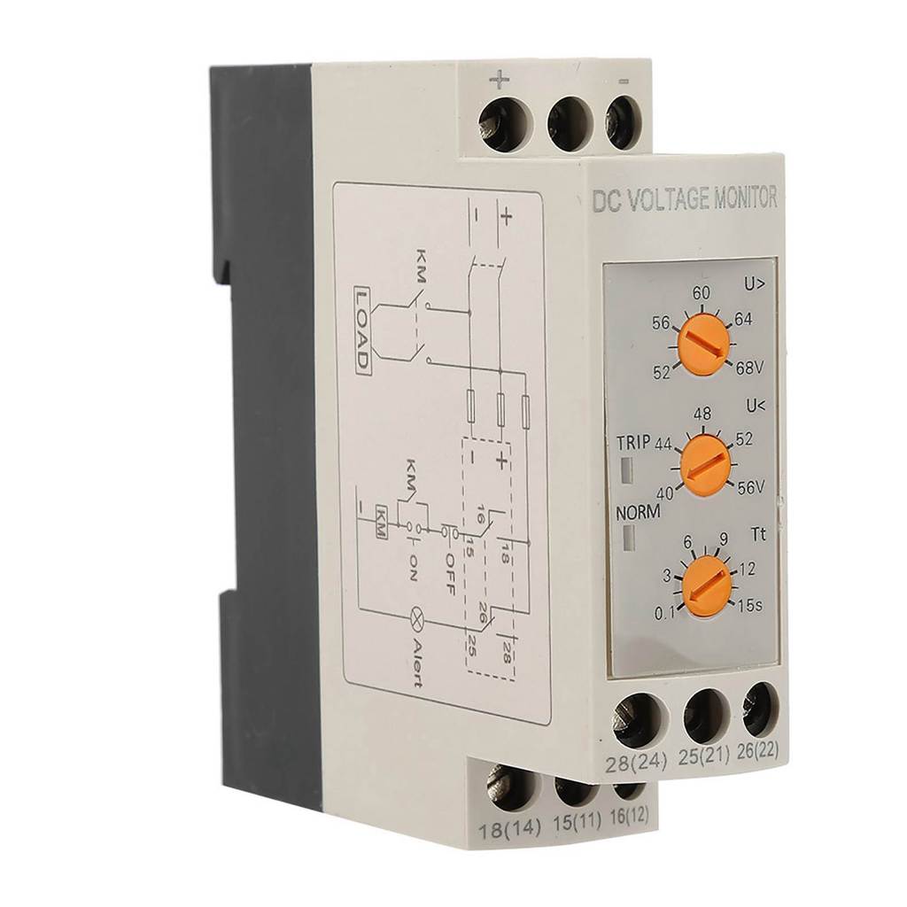 DVRD รีเลย์ป้องกันแรงดันไฟฟ้าเกินและภายใต้ (DC 48V)