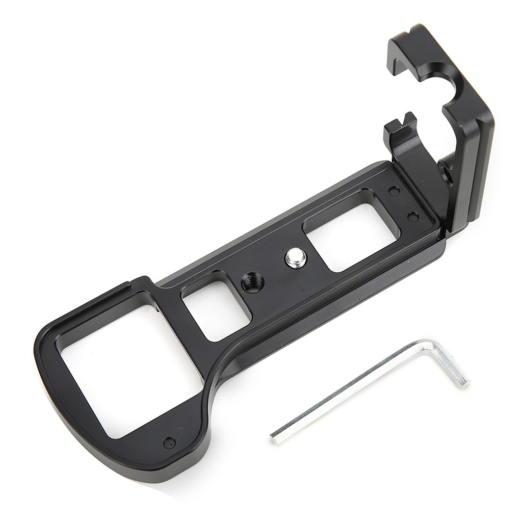 Lptth A6500 B ประเภทอลูมิเนียม L รูปร่าง Quick Release แผ่น Hand Grip Bracket สําหรับ ILCE-6500 กล้อ