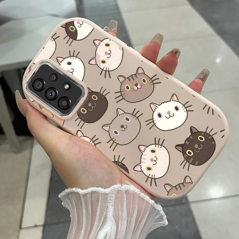 เคส ใช้ได้กับเคส Samsung A53 แมวสุดน่ารัก