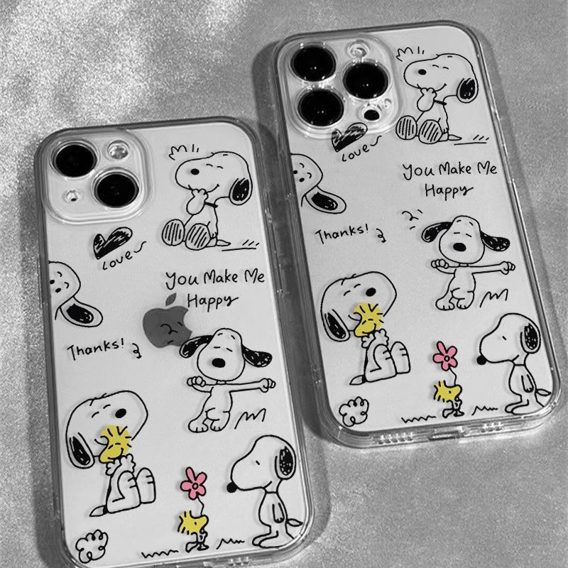 Snoopy การ์ตูนน่ารักสาวปลอก Hp Redmi หมายเหตุ 15 Pro + 5G 9S 10S หมายเหตุ 14 Pro 8 9 10 Pro หมายเหตุ