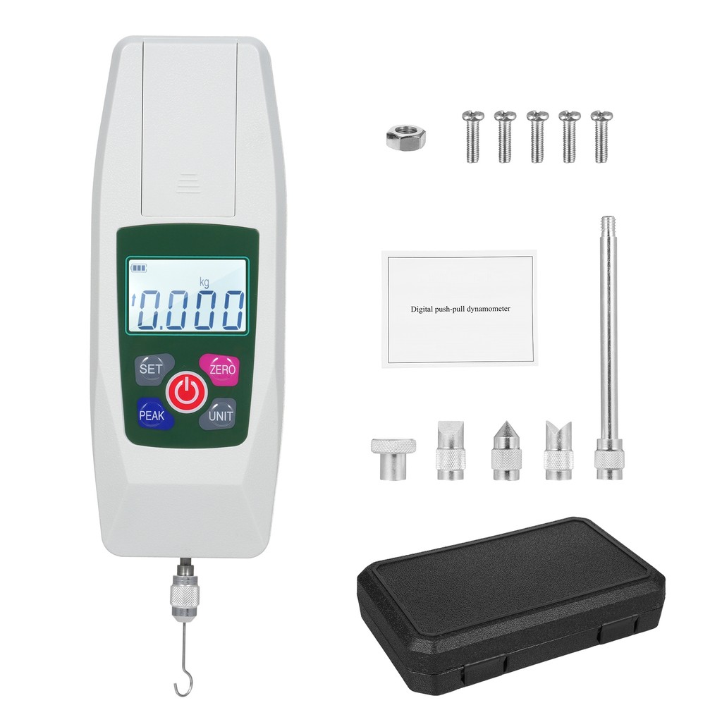 Digital Force Gauge ระบบปิดอัตโนมัติ Push และ Pull Meter Dynamometer Tension Pressure Tester 500N/50kg