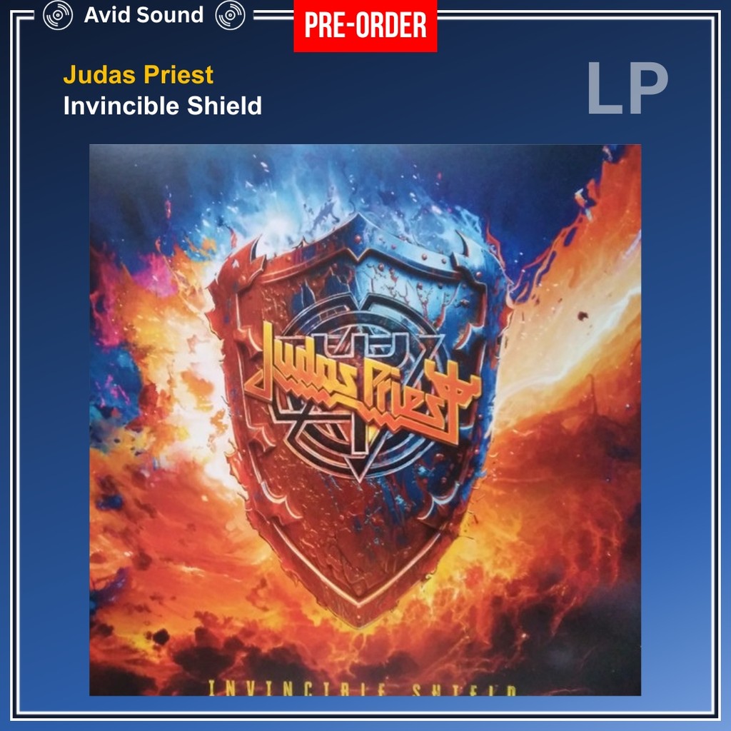 Pre-Order แผ่นเสียง Judas Priest Invincible Shield ใหม่ ซีล Judas Priest Vinyl LP