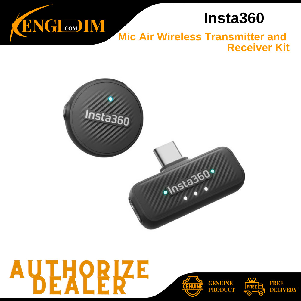 ไมโครโฟนไร้สาย Insta360 Mic Air