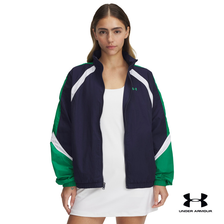 Under Armour เสื้อแจ็คเก็ตวอร์มสำหรับผู้หญิง UA Icon Crinkle