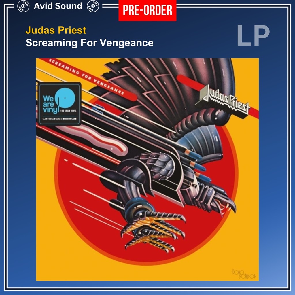 Pre-Order แผ่นเสียง Judas Priest Screaming For Vengeance ใหม่ ซีล Judas Priest Vinyl LP