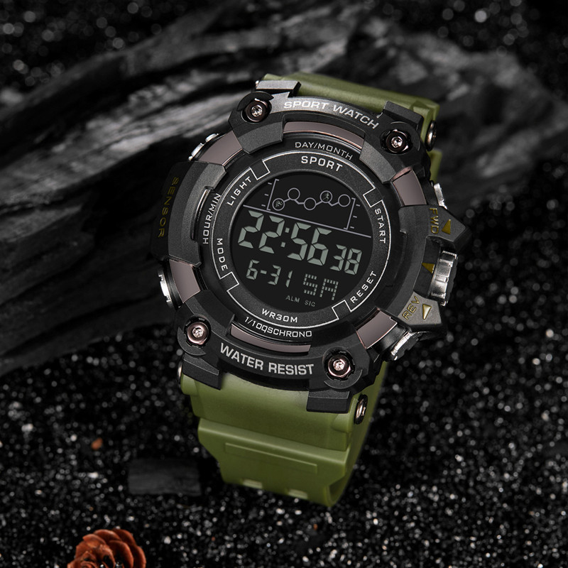 POSHI Mens Waterproof Luminous Business Watches Date Mens Wrist Watch Stainless Steel