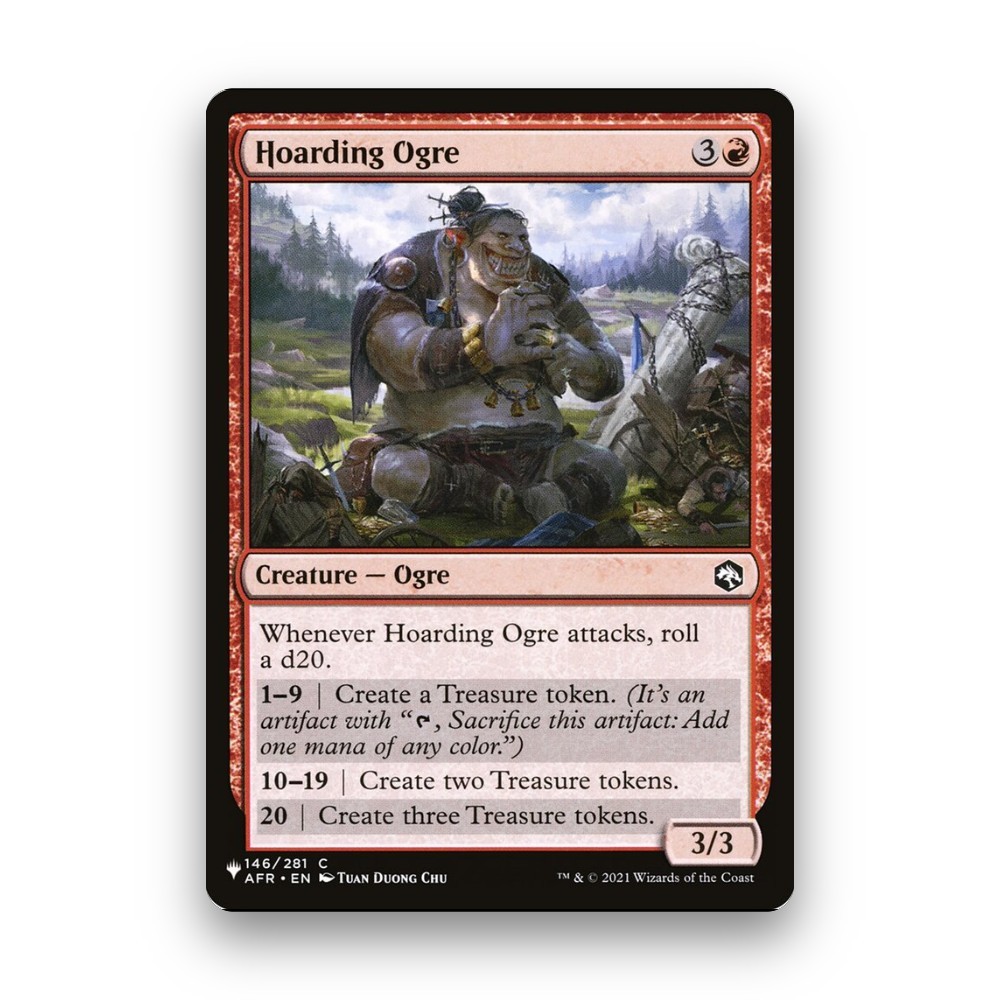 [MTG] Hoarding Ogre (#AFR-146) [PLST] [RED] [COMMON] | Magic the Gathering