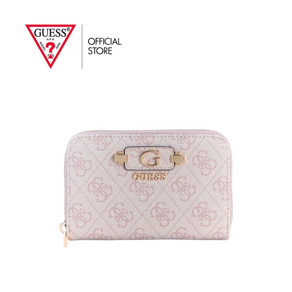 GUESS กระเป๋า รุ่น SG9749140 LINDSEY SLG MEDIUM ZIP AROUND สีชมพู