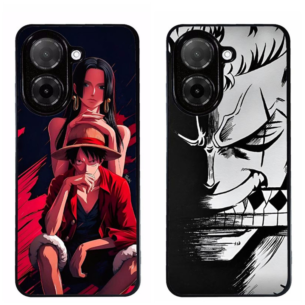 เคสโทรศัพท์สําหรับ POCO C71 one Luffy Zoro Hancock ความงามป้องกันสีดํา