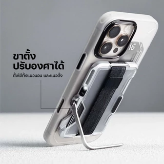 Aulumu G03 Magnetic Multi-Functional Metal Card Case with Kickstand ขาตั้งโทรศัพท์มือถือ แบบแม่เหล็ก