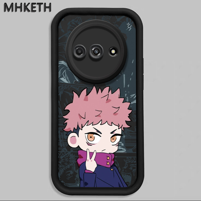 MHKETH เคสสำหรับ Xiaomi Redmi A3 A3X POCO C61 เคสโทรศัพท์ซิลิโคนการ์ตูนQน่ารัก