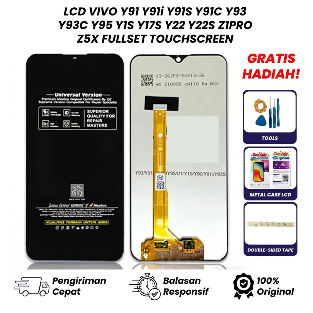 LCD VIVO Y91 Y91C Y93 Y93C Y95 Y1S LCD TOUCHSCREEN FULLSET