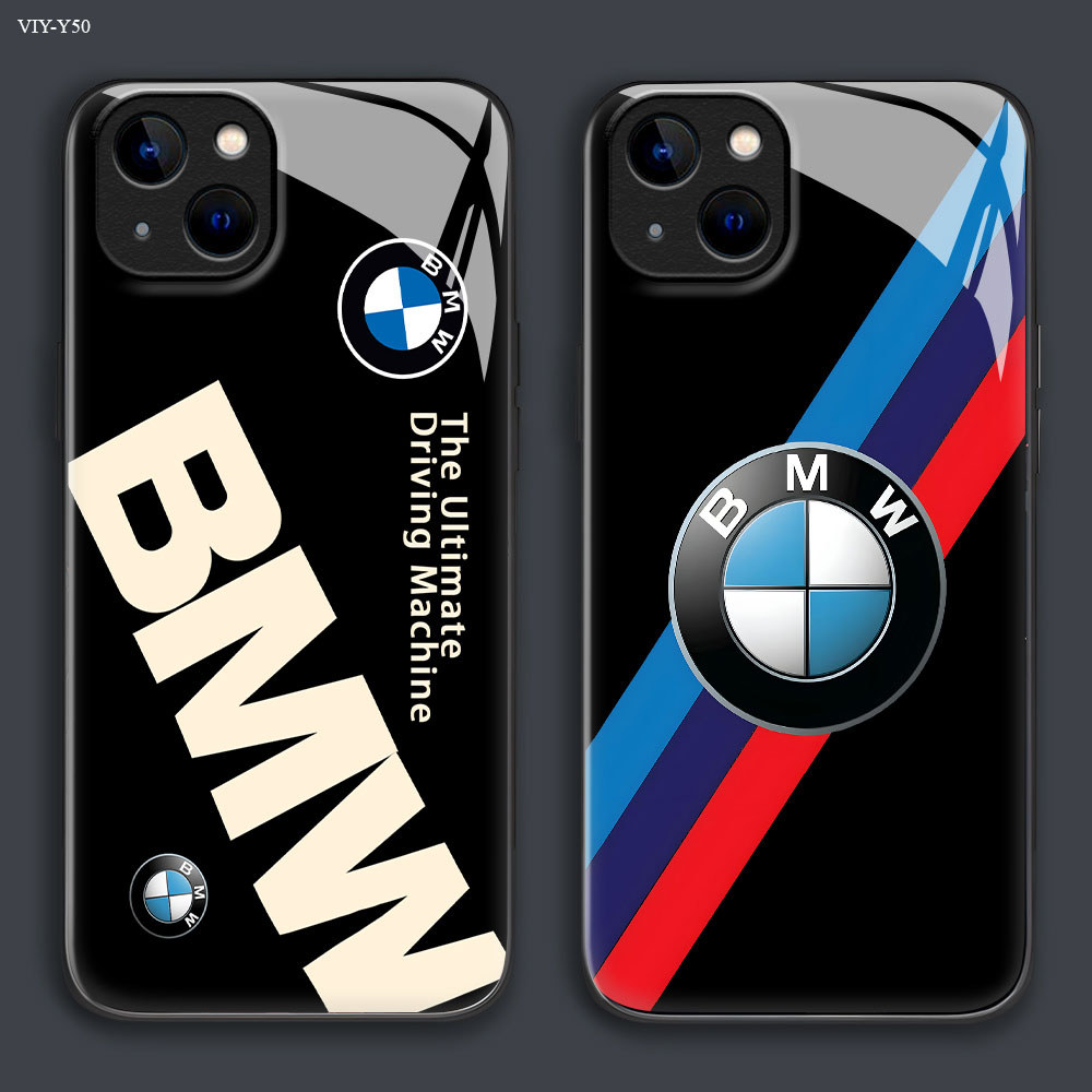เคส For VIVO Y100 Y95 Y93 Y91 Y85 Y76 Y72 Y52 Y50 Y91i 4G 5G เคสโทรศัพท์ เคสมือถือ เคสวีโว่ เคสแข็ง Phone Glass Case BLK
