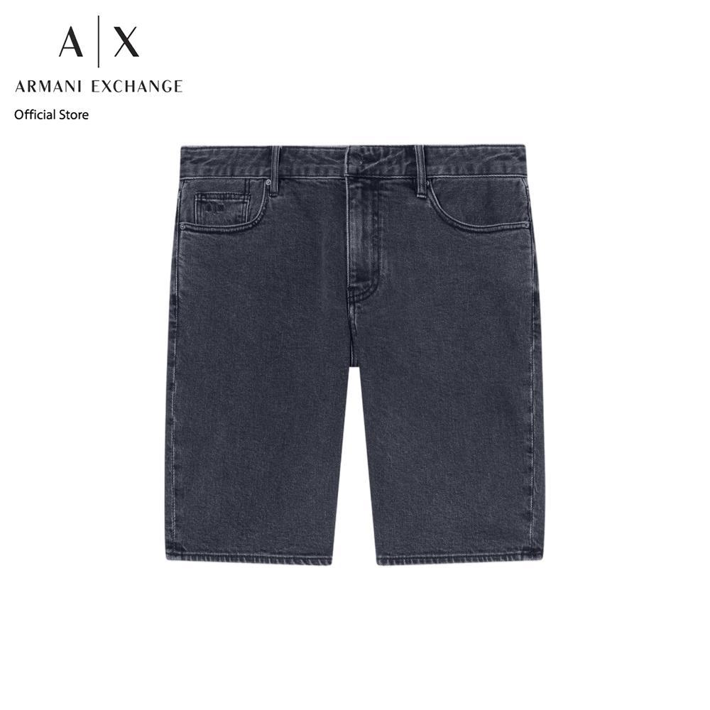 Armani Exchange กางเกงขาสั้นผู้ชาย รุ่น XM000073-AF22558-M8013 สีเทา