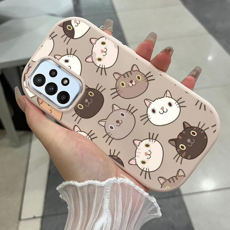 เคส ใช้ได้กับ Samsung A23 4G A23 5G เคสแมวสุดน่ารัก
