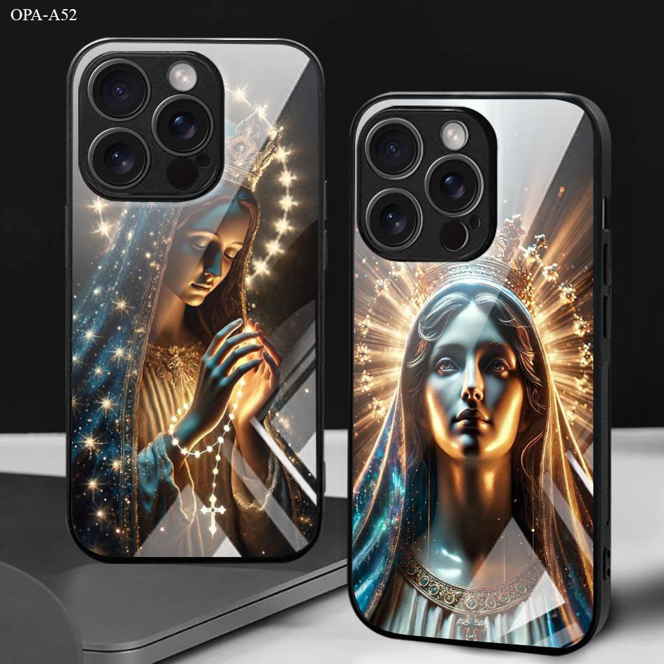เคส For OPPO A77 A72 A60 A58 A57 A54 A53 A52 A33 A53S A77S 4G 5G 2022 เคสโทรศัพท์ เคสออปโป้ Phone Glass Case BLK