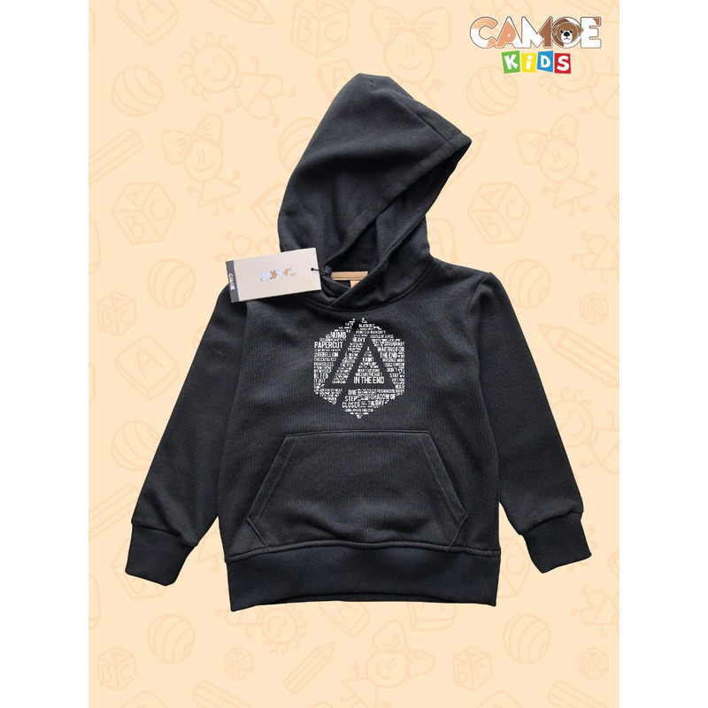 KIDS Music Linkin Park Song Title Logo เสื้อแจ็คเก็ตมีฮู้ด