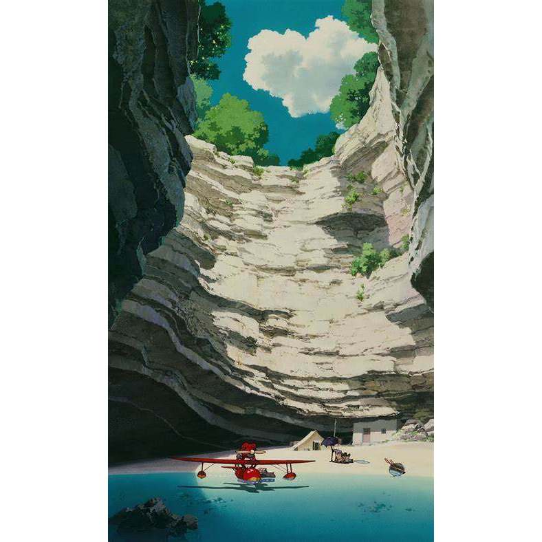 Howls Moving Castle Studio Ghibli อะนิเมะศิลปะฟิล์มพิมพ์ผ้าไหมโปสเตอร์ Home Wall Decor 24x36 นิ้ว