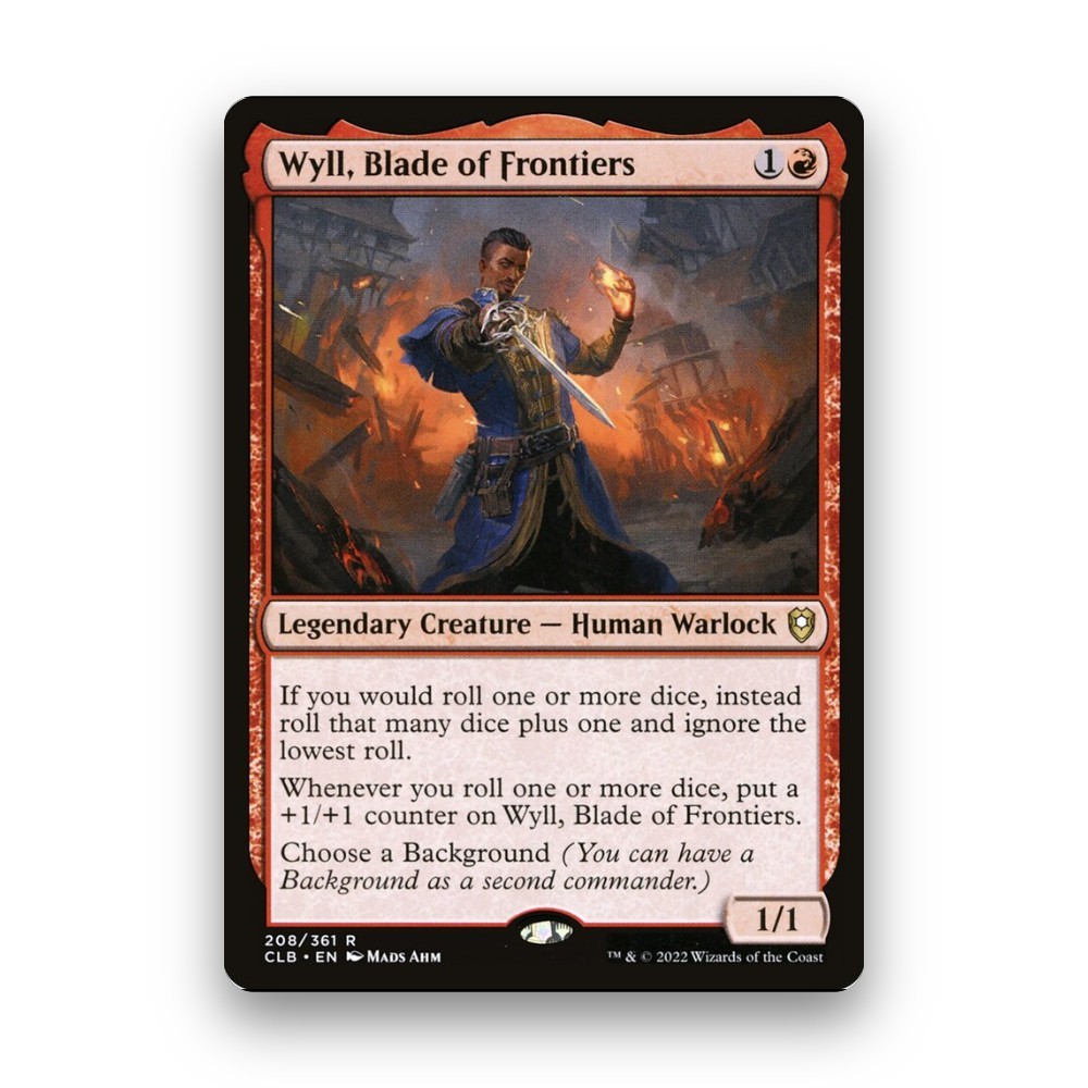 [MTG] Wyll, Blade of Frontiers (#208) [CLB] [RED] [RARE] | Magic the Gathering