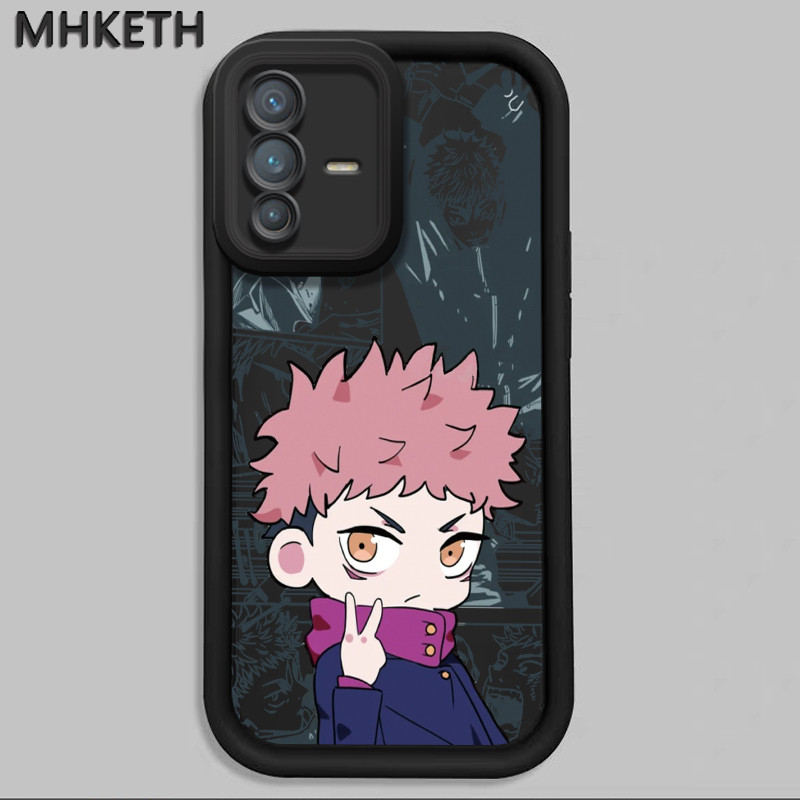 MHKETH เคสสำหรับ VIVO V23 5G V23i 5G เคสโทรศัพท์ซิลิโคนการ์ตูนQน่ารัก