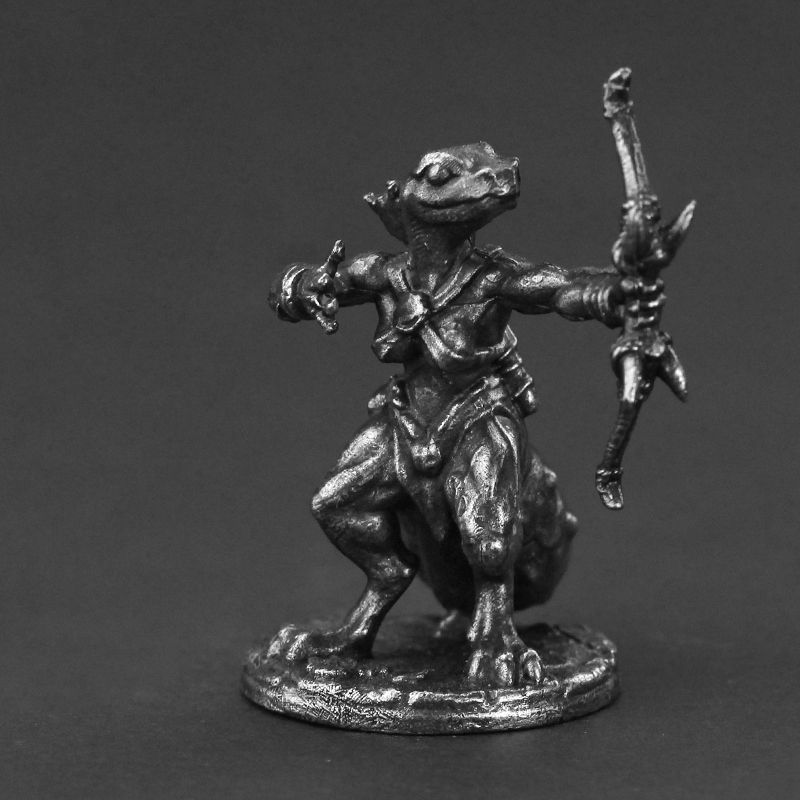 227 โลหะ Lizard Gecko Man ทหารรุ่นของเล่นเกมกระดานเดสก์ท็อปจอแสดงผลจอแสดงผลตกแต่งของขวัญรูป