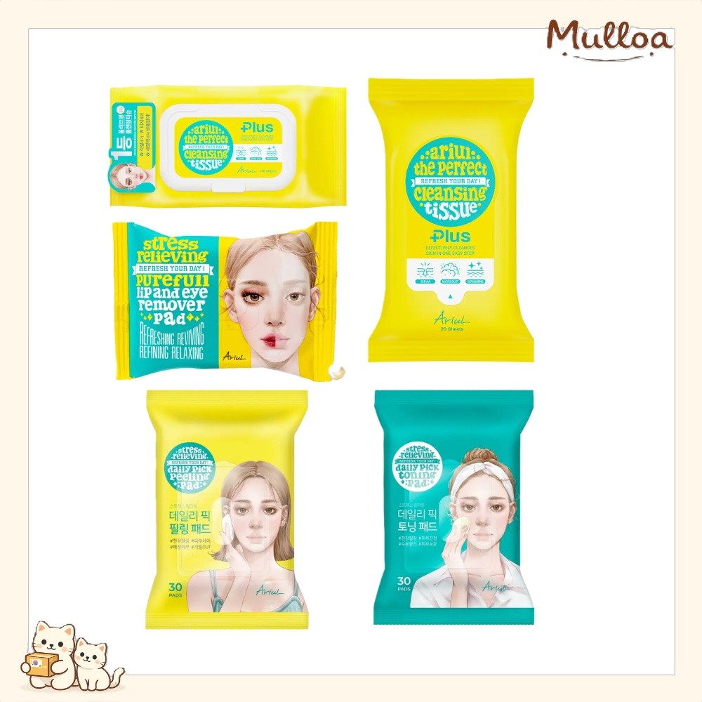 Ariul Cleansing & Peeling Wipes เนื้อเยื่อ