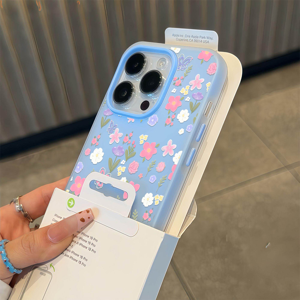 Jelly Flower 2 In 1 Butterfly Grass Case Vivo Y21D Y05 Y400 V70 Fe V60 Lite Iqoo Z10 Lite Z10R 5G Y2