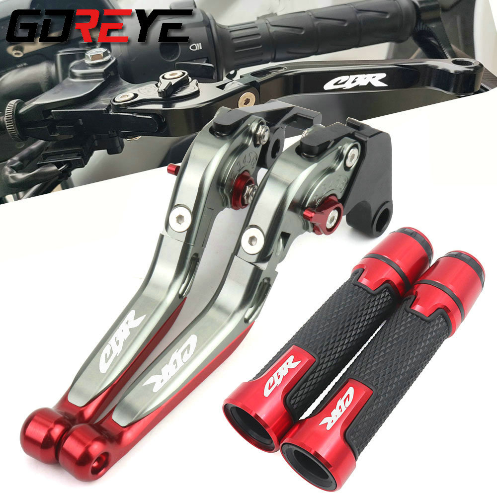 สําหรับ HONDA CBR250R CBR 250R CBR 250 R 2011-2013 รถจักรยานยนต์พับขยายได้คลัทช์เบรคโลโก้ CBR