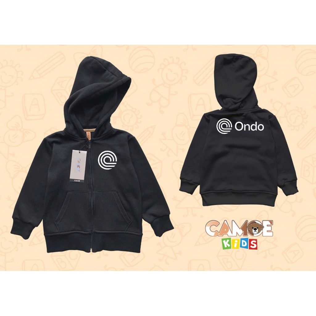 เสื้อแจ็คเก็ตมีฮู้ดมีซิปสําหรับเด็ก Ondo Finance RWA